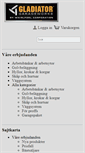 Mobile Screenshot of gladiatorgarage.se